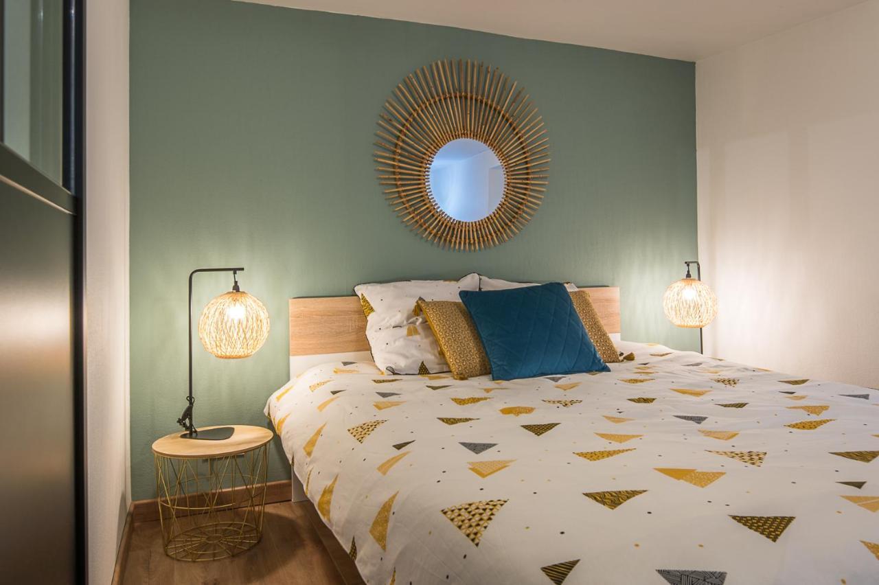 Appart 4 Pers Design Et Cosy Avec Jardin Au Coeur De Selestat Ngoại thất bức ảnh